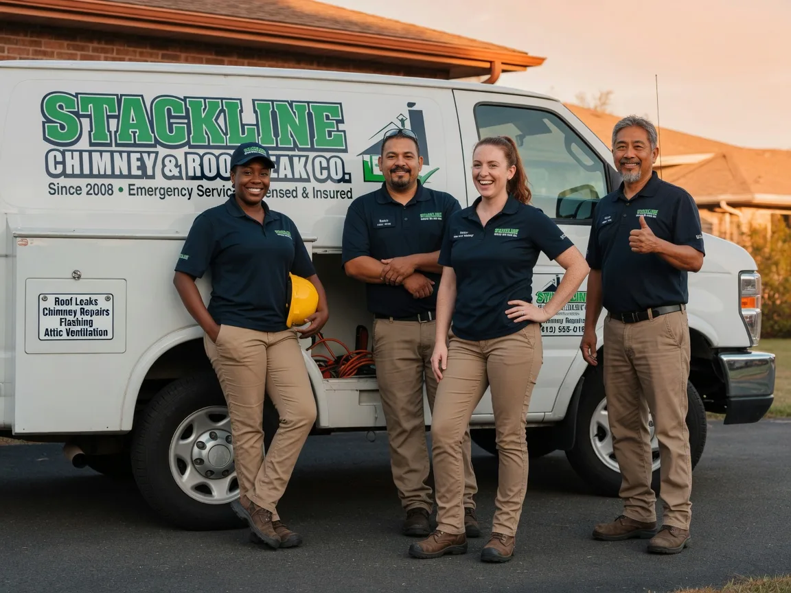 Chimney flashing repair company in Rosenberg, TX